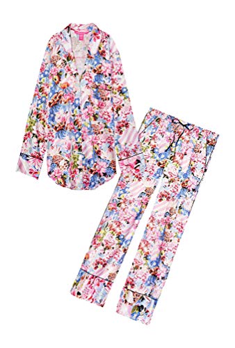 Amazon.com: Victoria's Secret Mary Katrantzou Satin Pajama Set PJ